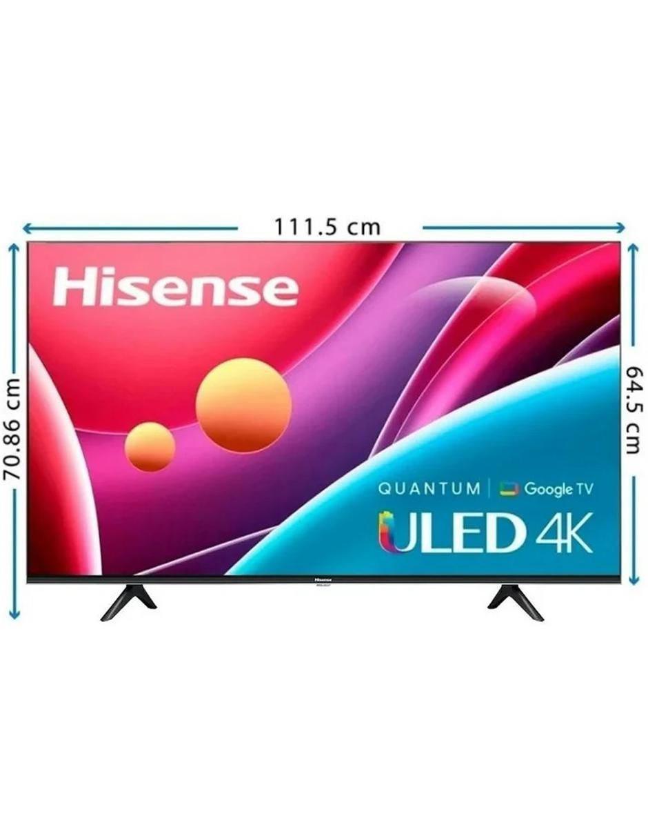 Pantalla Smart TV ULED de 50 pulgadas 4K/UHD 50U60H con Google TV 5