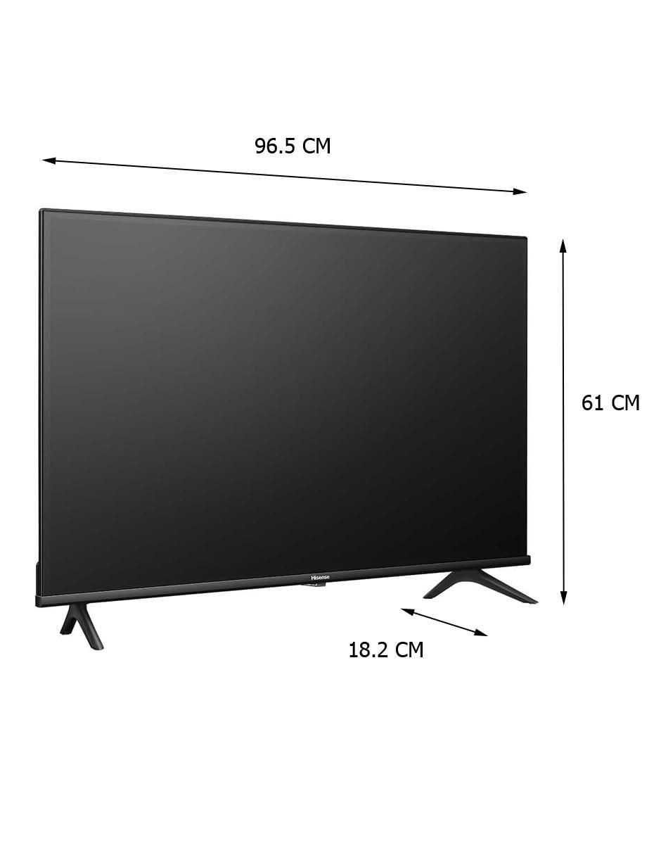 Pantalla Smart TV LED de 43 pulgadas Full HD 43A43KV 4