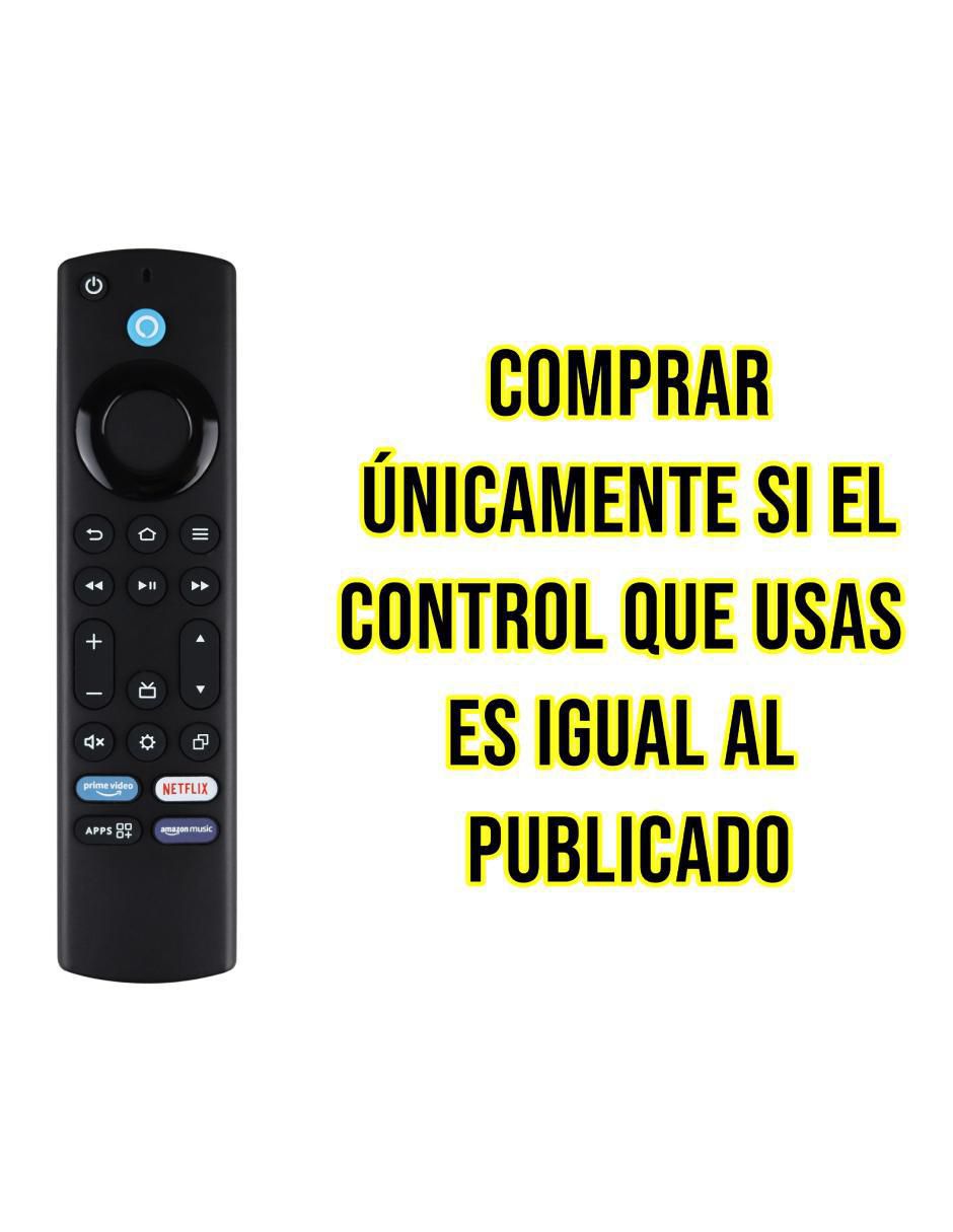 Control remoto para Smart TV Control Export CE-AM14 Amazon fire TV 4K Max y Lite 7