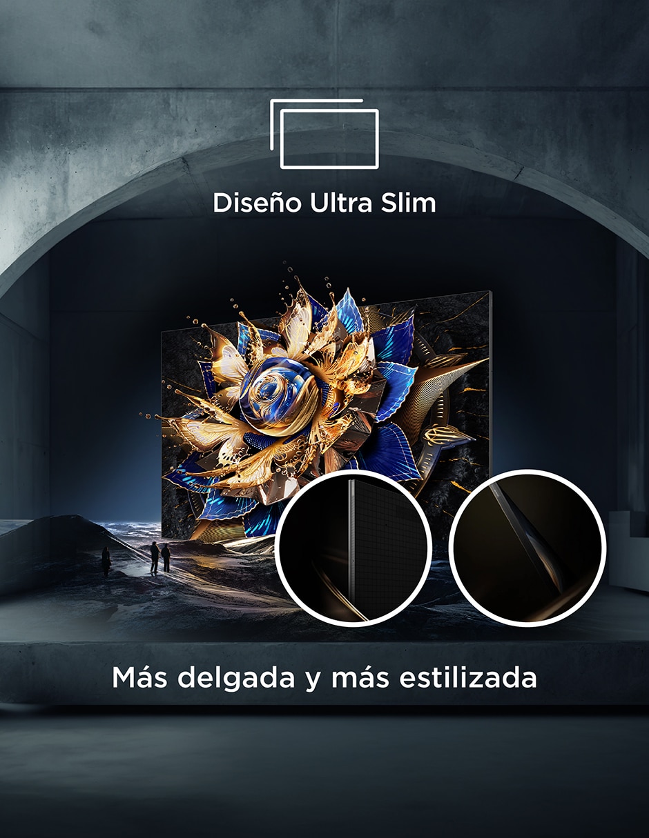 Pantalla Smart TV QD- mini LED de 115 pulgadas 4K/UHD 115QM891G con Google TV 13