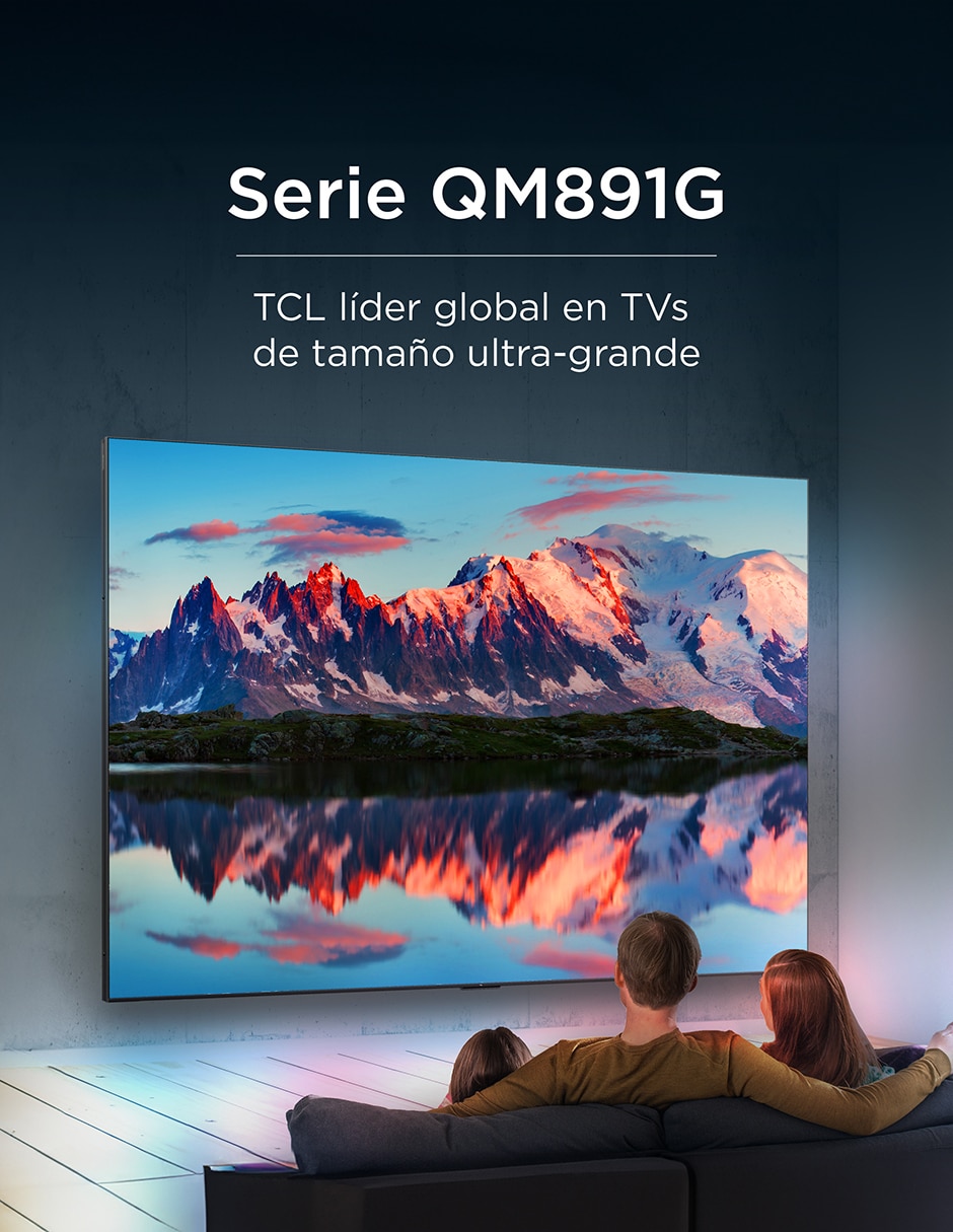 Pantalla Smart TV QD- mini LED de 115 pulgadas 4K/UHD 115QM891G con Google TV 5