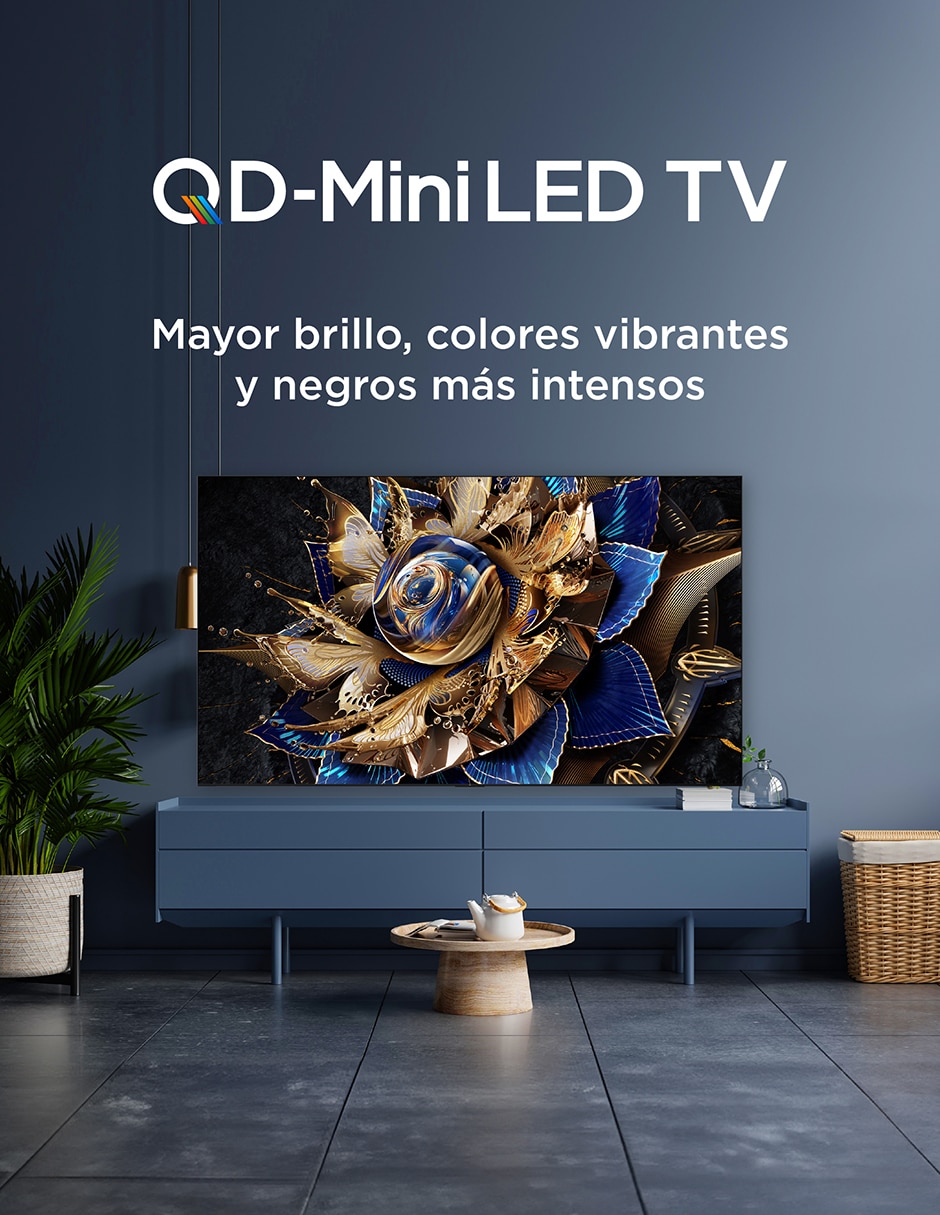 Pantalla Smart TV QD- mini LED de 115 pulgadas 4K/UHD 115QM891G con Google TV 7
