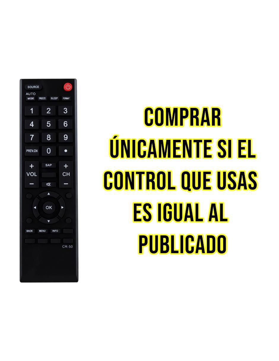 Control remoto para TV Control Export CE-E15 TV Emerson 6