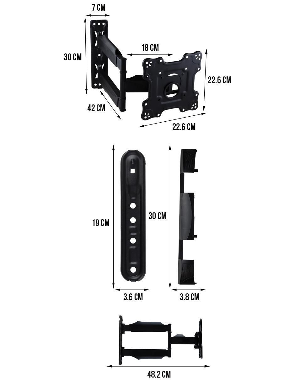 Soporte para pantalla articulado 32 - 60 pulgadas 7