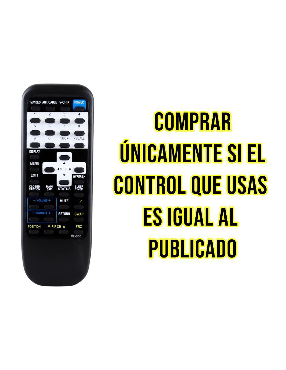 Control remoto para TV CE-011 JVC televisión análoga 5