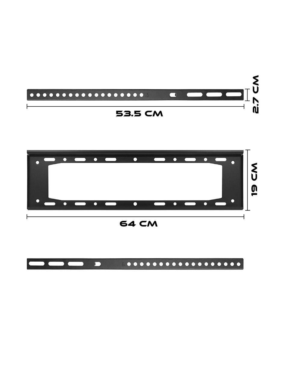 Soporte para pantalla fijo 40 - 80 pulgadas 5