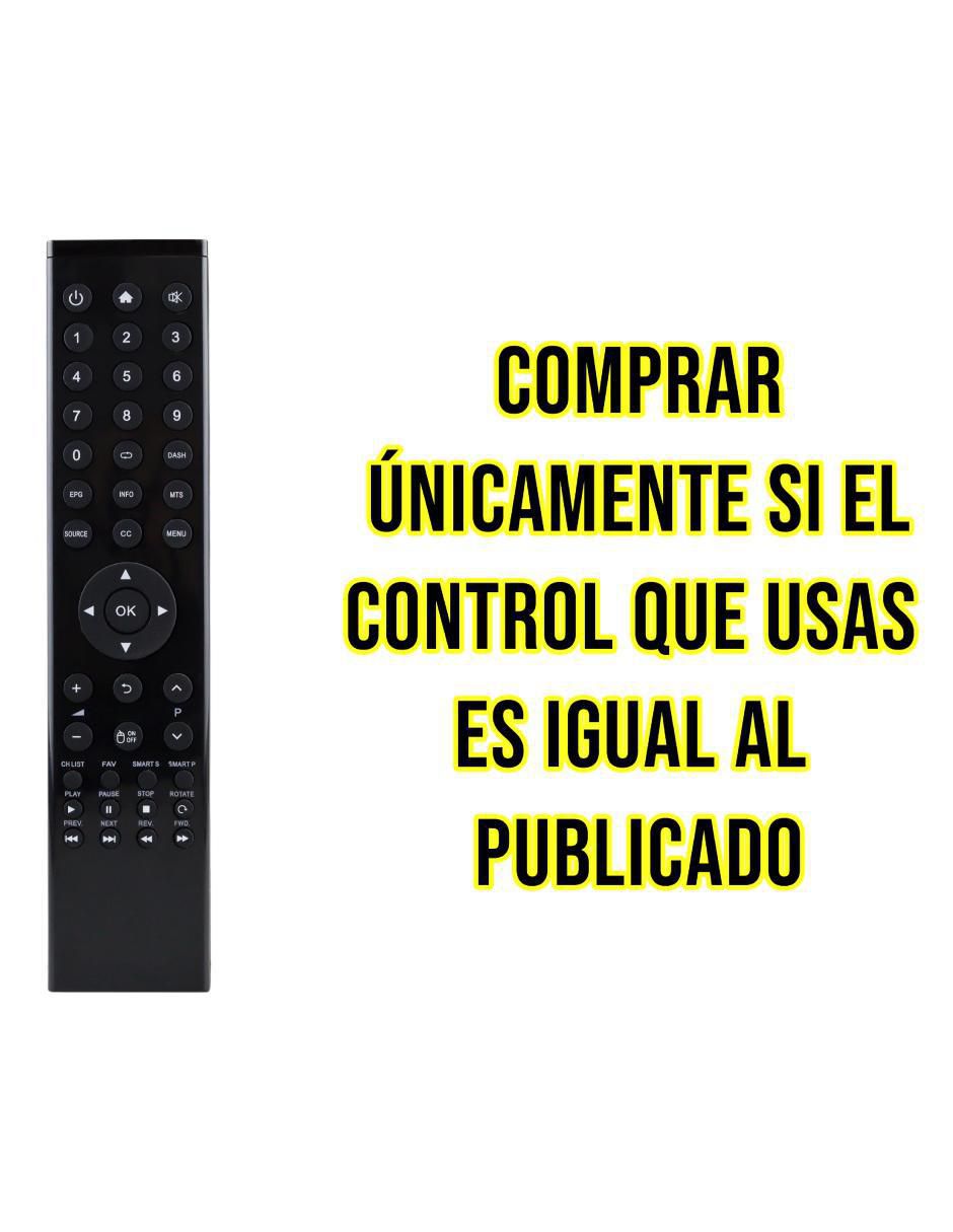 Control remoto para Smart TV Ce-A41 Pantallas Smart Alux AL32ASHD AL40ASFHD y Atvio 6