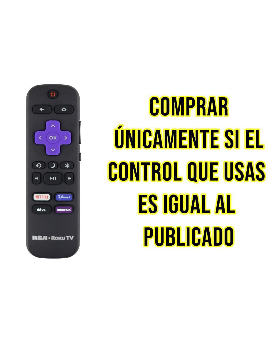 Control remoto para Smart TV Expert rc-hbmx-p rca Roku disney hbo max 7