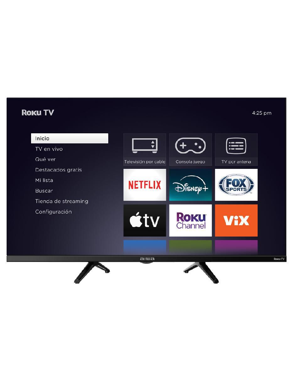 Pantalla Smart TV LED de 32 pulgadas HD AW32B4SMRK con Roku TV