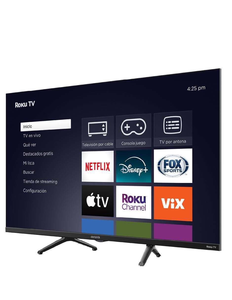 Pantalla Smart TV LED de 32 pulgadas HD AW32B4SMRK con Roku TV 2