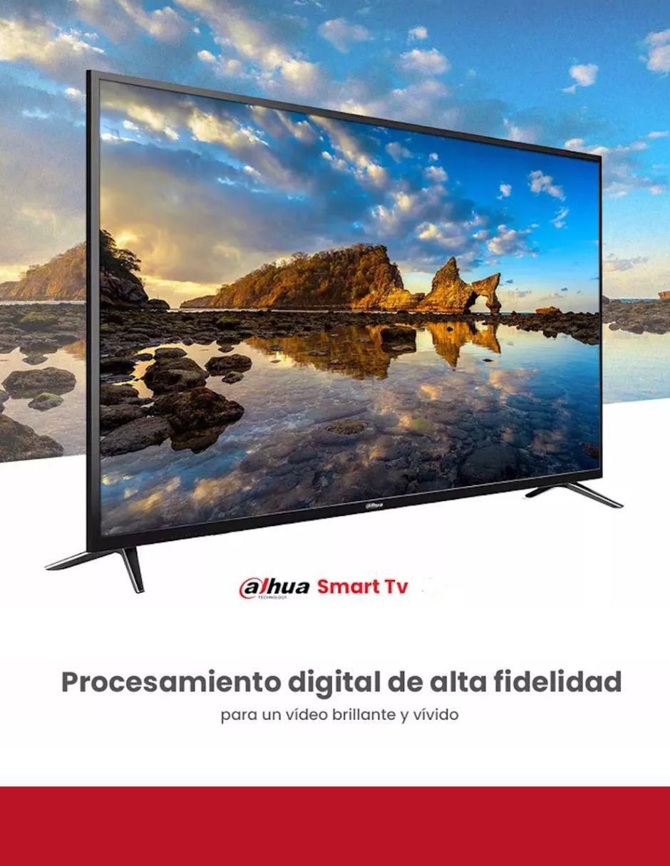 Pantalla Smart TV LED de 32 pulgadas Full HD DHI-LTV32-SA100-C con Android TV 4