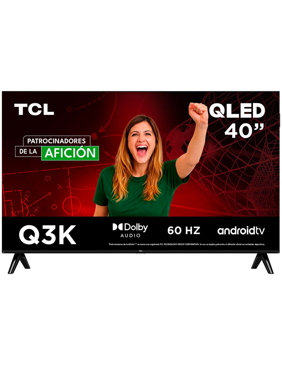 Pantalla Smart TV QLED de 40 pulgadas Full HD 40Q3K con Android TV