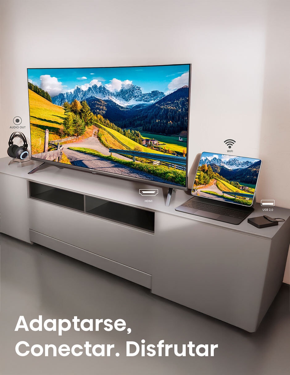Pantalla Smart TV LED de 32 Pulgadas HD 32A4NV con AI Sports Mode 12