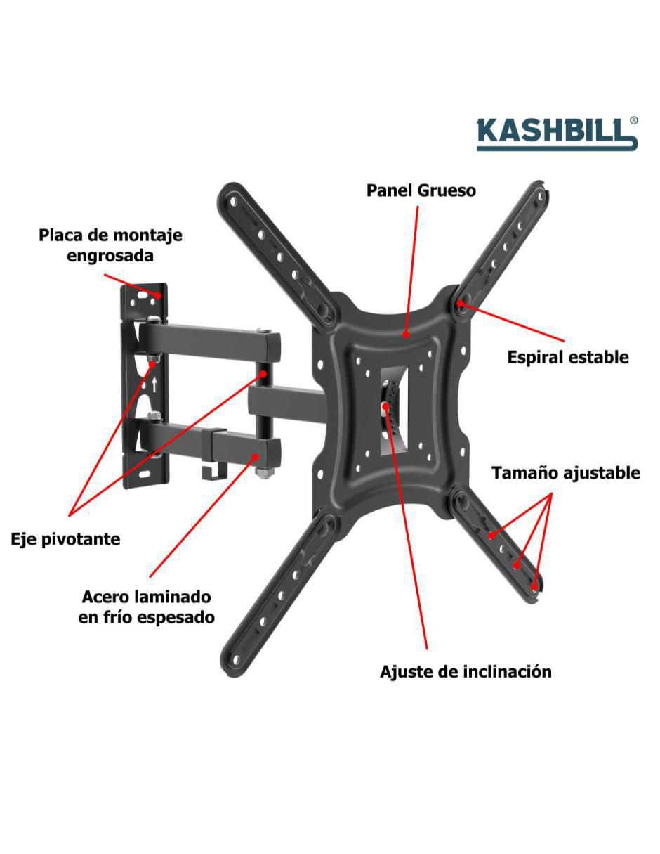Soporte para pantalla articulado 23 - 55 pulgadas 3