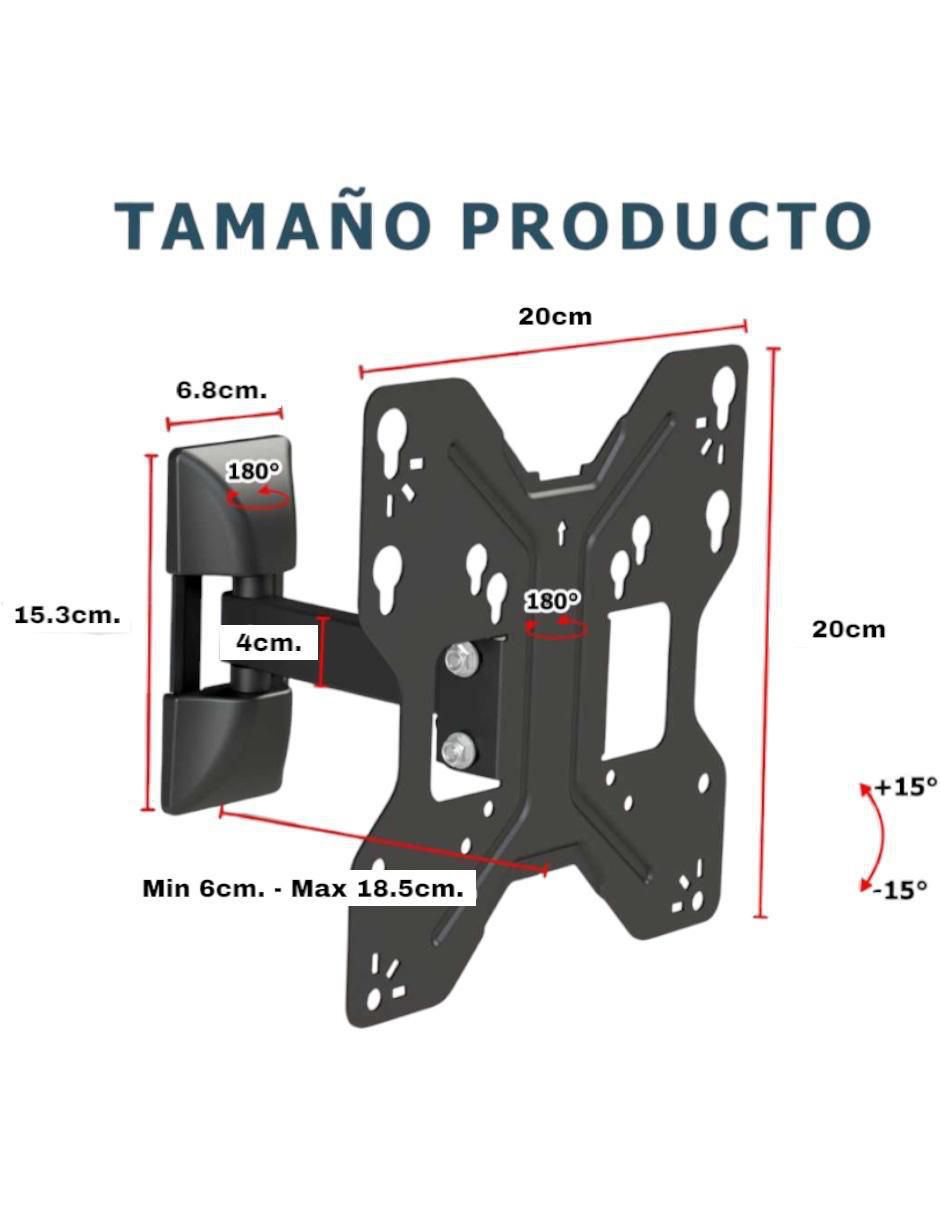 Soporte para pantalla articulado  19 - 45 pulgadas 6
