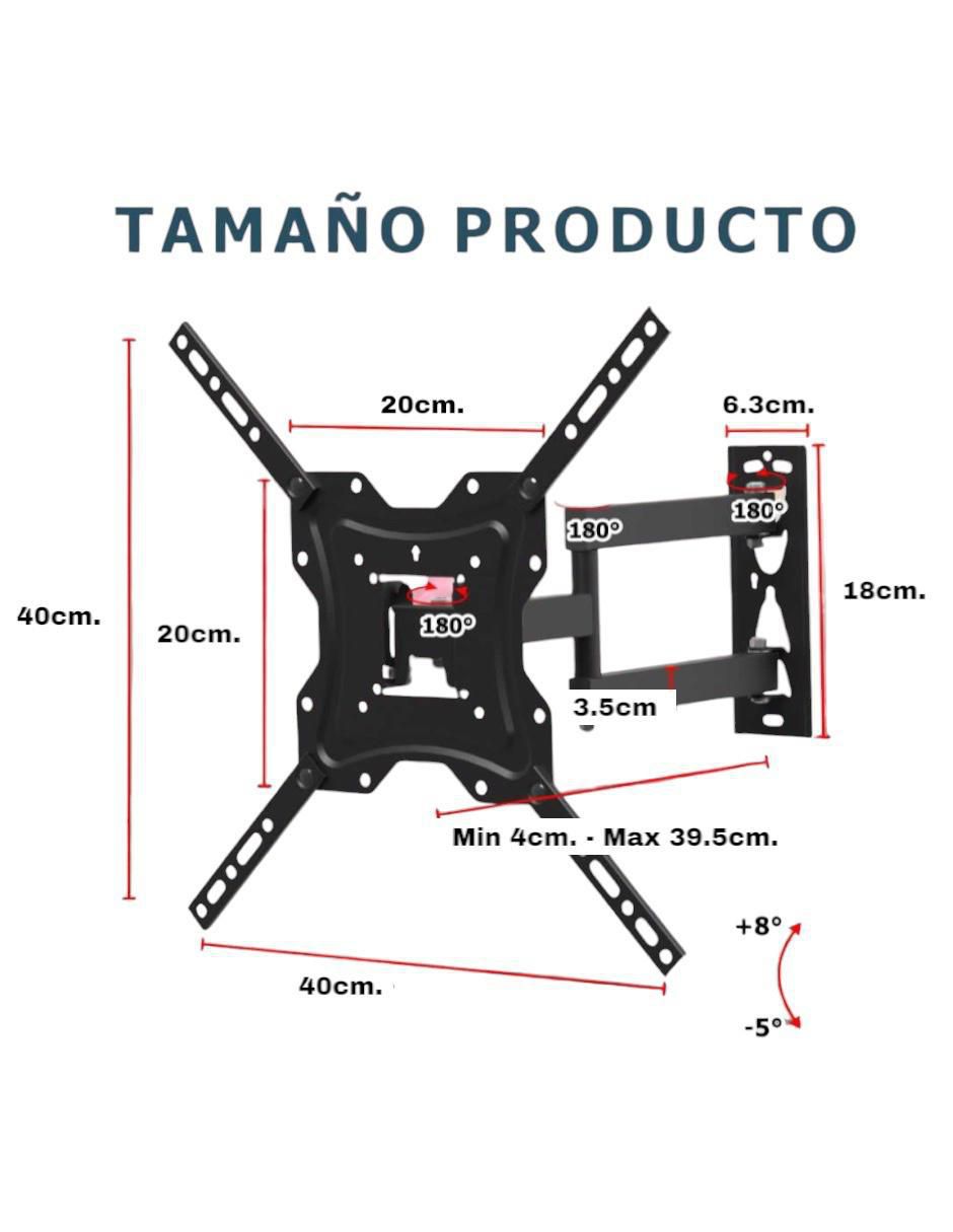 Soporte para pantalla articulado  19 - 55 pulgadas 6