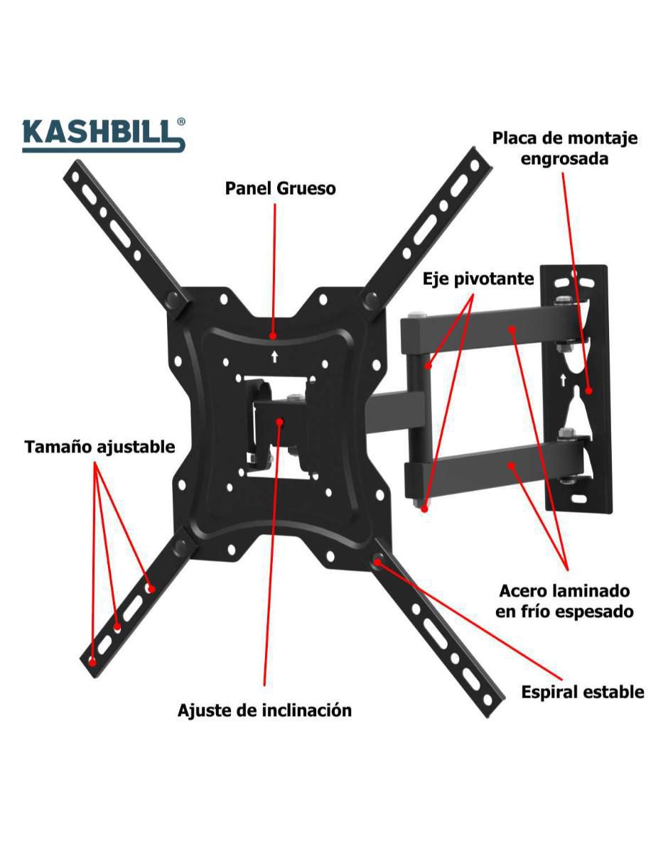 Soporte para pantalla articulado  19 - 55 pulgadas 3