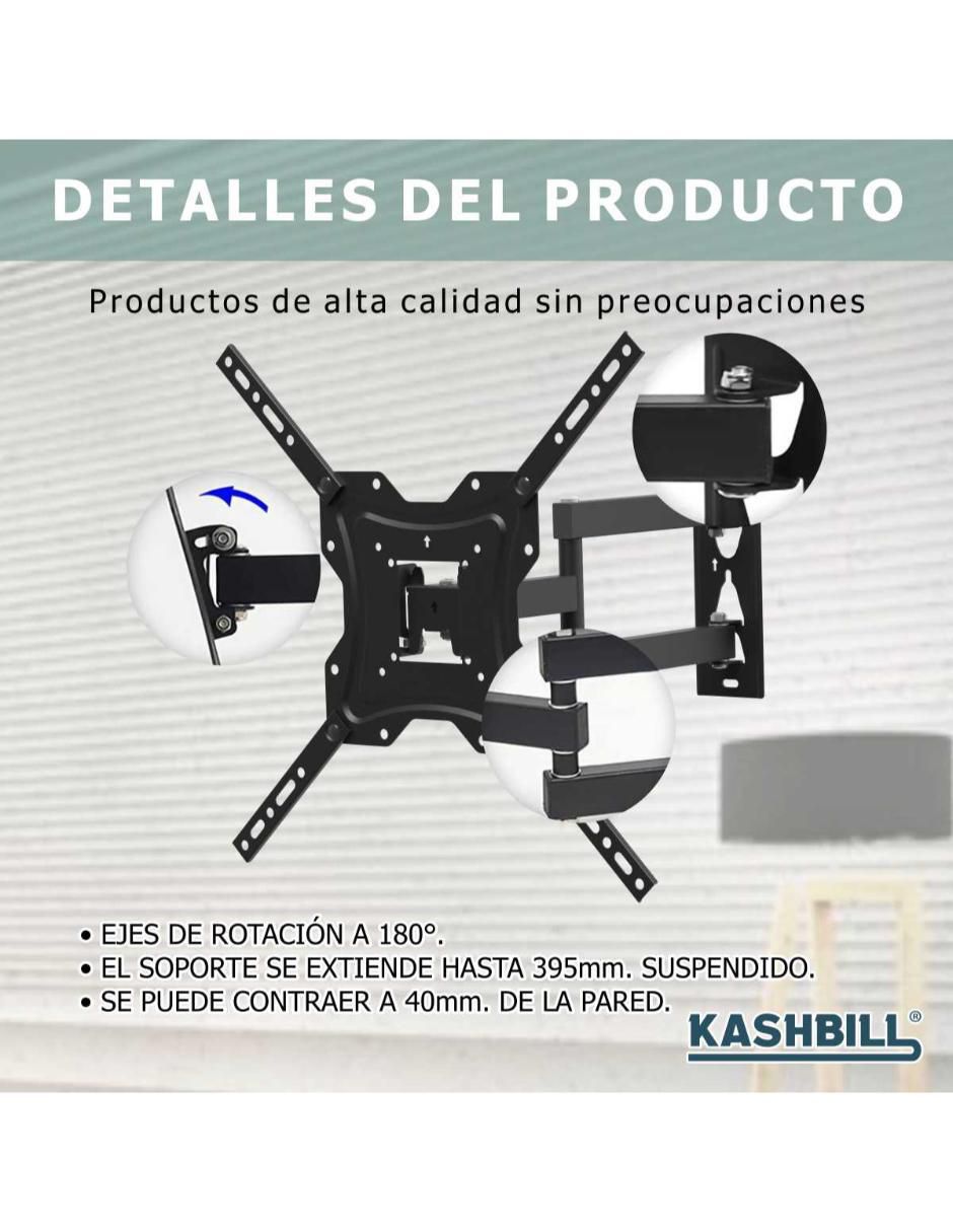Soporte para pantalla articulado  19 - 55 pulgadas 4