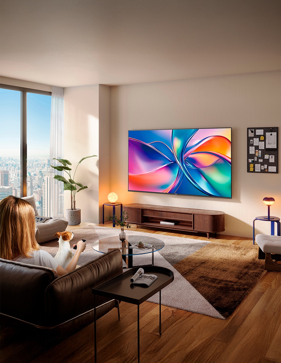 Pantalla smart TV QLED de 43 pulgadas 4k 43QD6QV con AI Smooth Motion 14