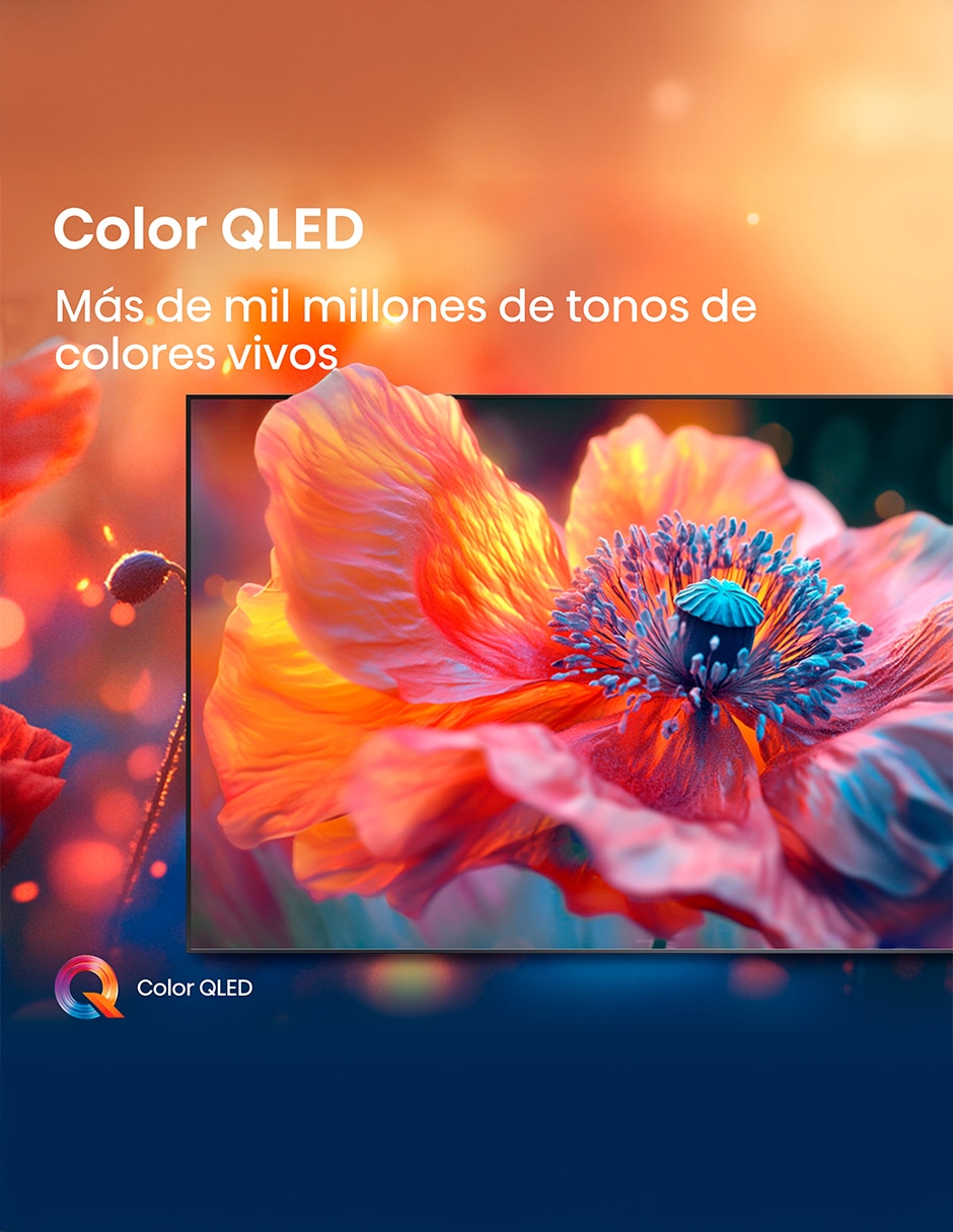 Pantalla smart TV QLED de 43 pulgadas 4k 43QD6QV con AI Smooth Motion 4