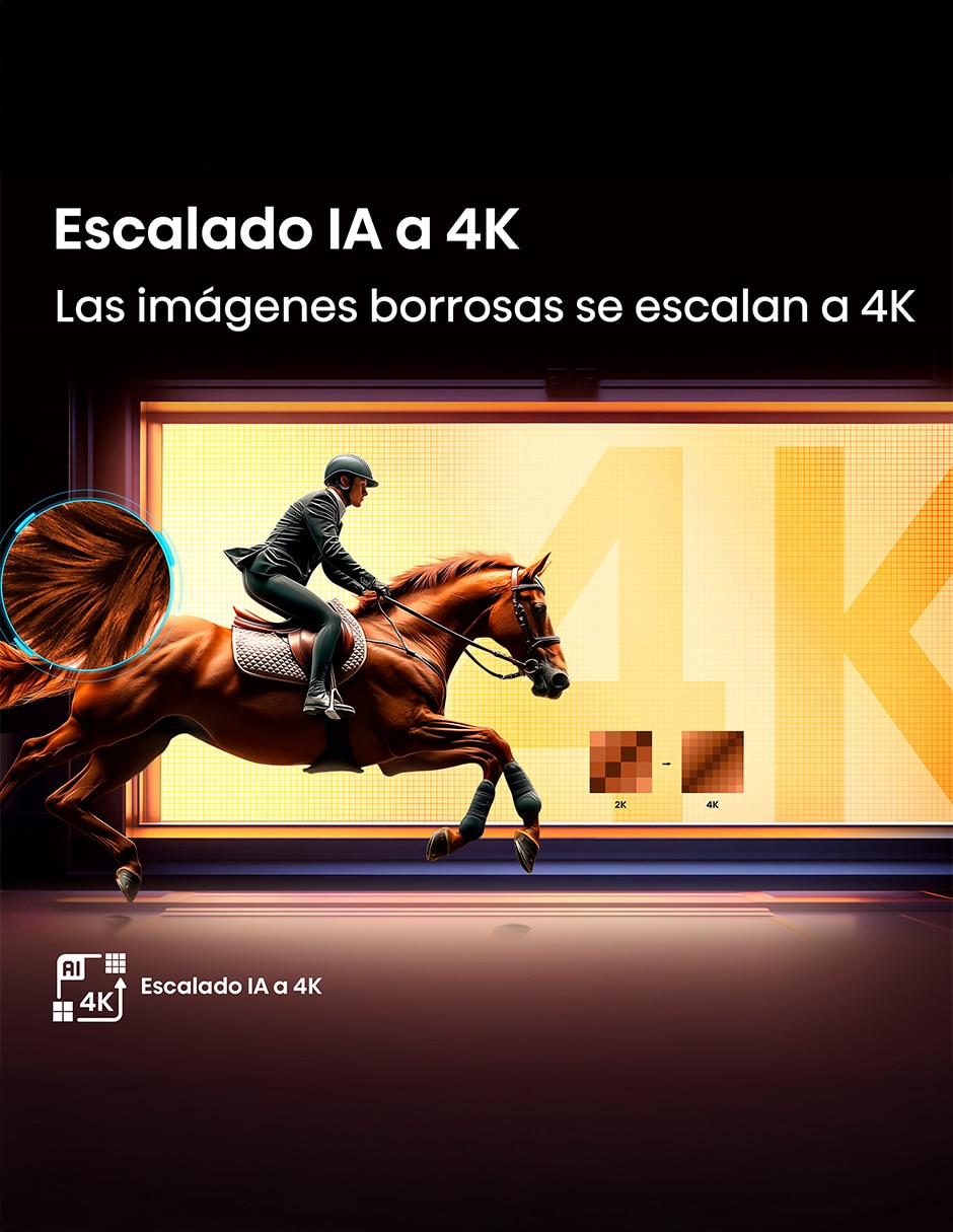 Pantalla smart TV QLED de 43 pulgadas 4k 43QD6QV con AI Smooth Motion 5