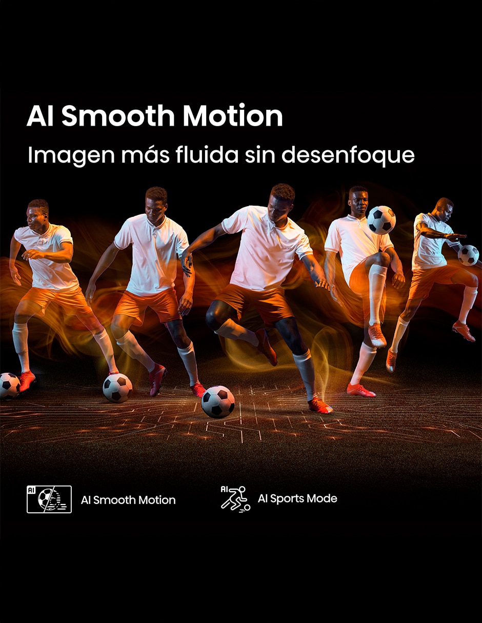 Pantalla smart TV QLED de 43 pulgadas 4k 43QD6QV con AI Smooth Motion 7