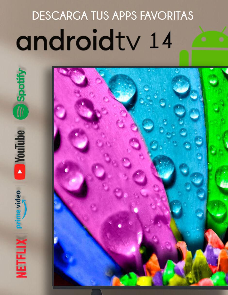 Pantalla smart TV Led de 43 pulgadas HD RED43STV con android tv 2