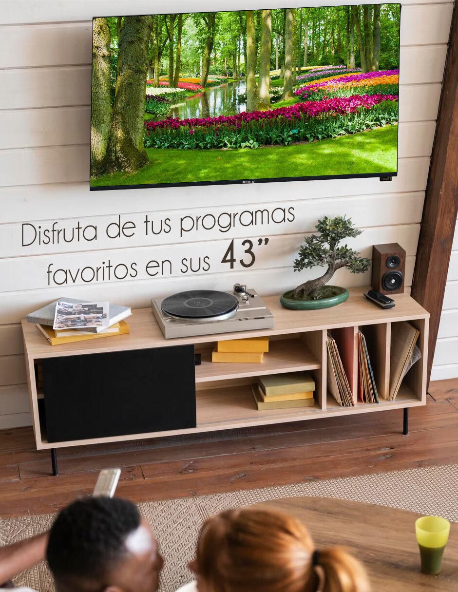 Pantalla smart TV Led de 43 pulgadas HD RED43STV con android tv 3