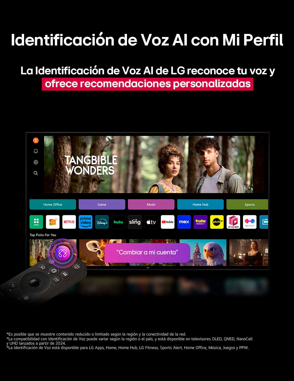 Pantalla Smart TV OLED de 77 pulgadas 4K OLED77G5PSA con Evo AI 7