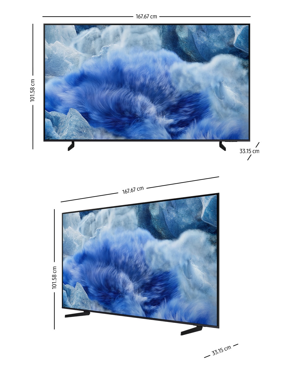 Pantalla Smart TV QLED de 75 pulgadas 4K QN75Q8FAAFXZX 2