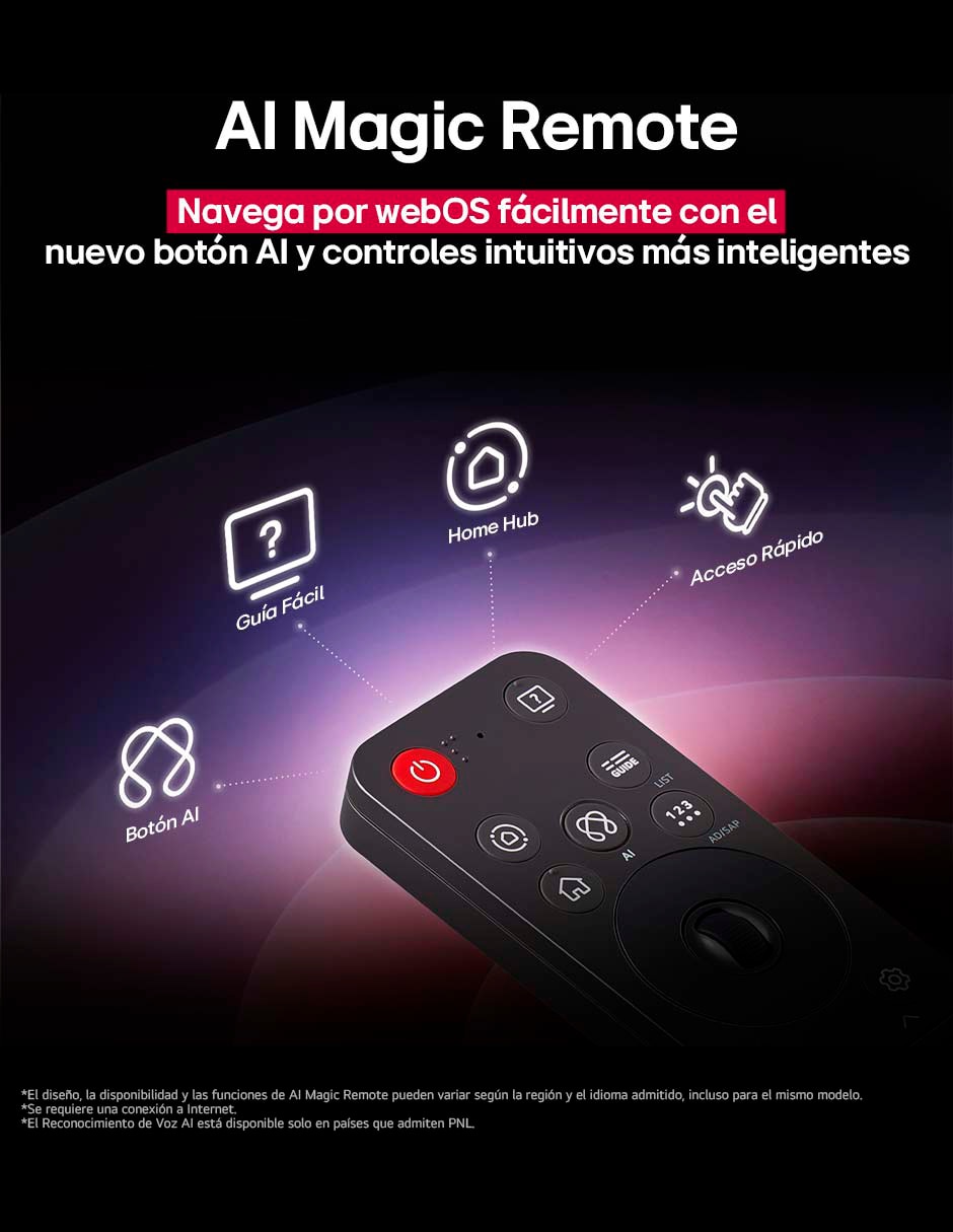 Pantalla Smart TV OLED de 83 pulgadas 4K OLED83G5PSA con evo AI 7