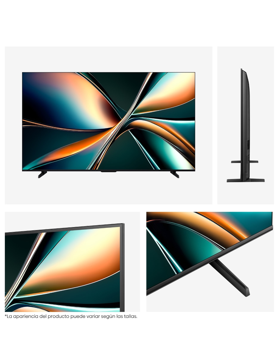 Pantalla Smart TV Mini LED de 55 pulgadas 4K/UHD 55U7QG con Google TV con AI Smooth Motion 1
