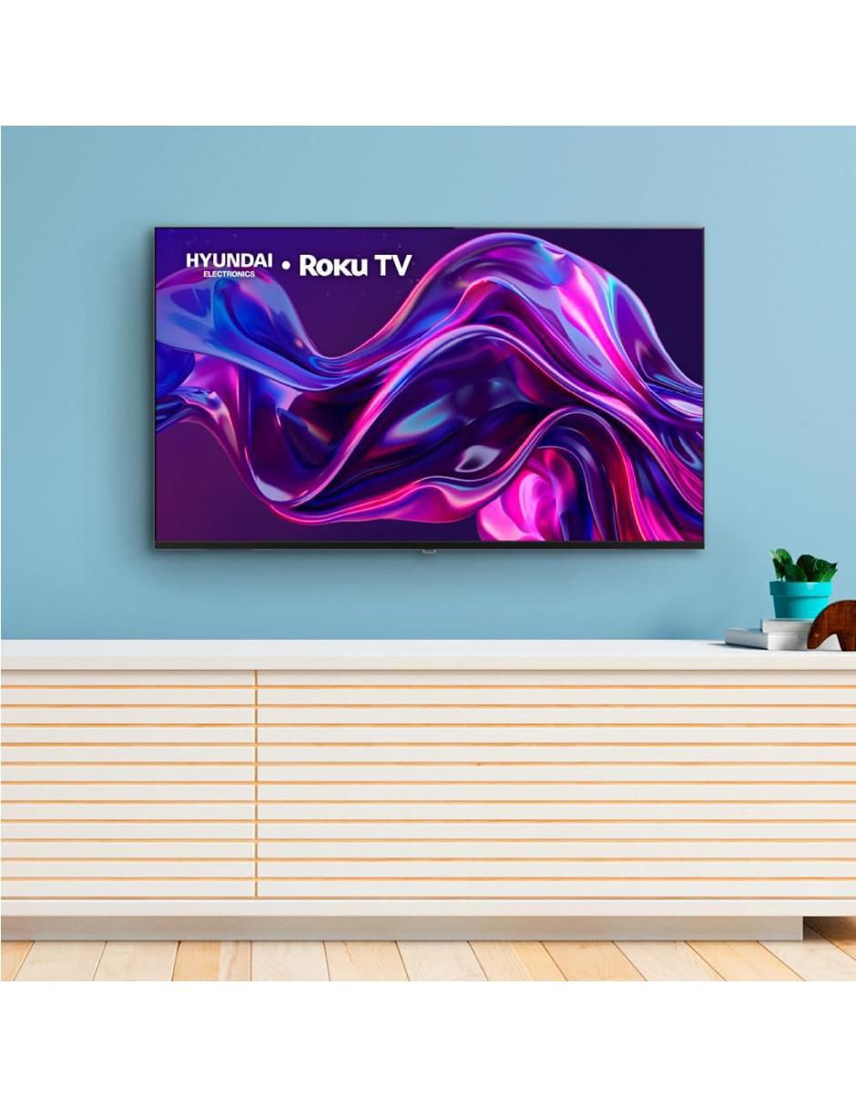 Pantalla Smart TV LED de 50 pulgadas 4K/UHD HYLED5023R4KM con Roku TV 3