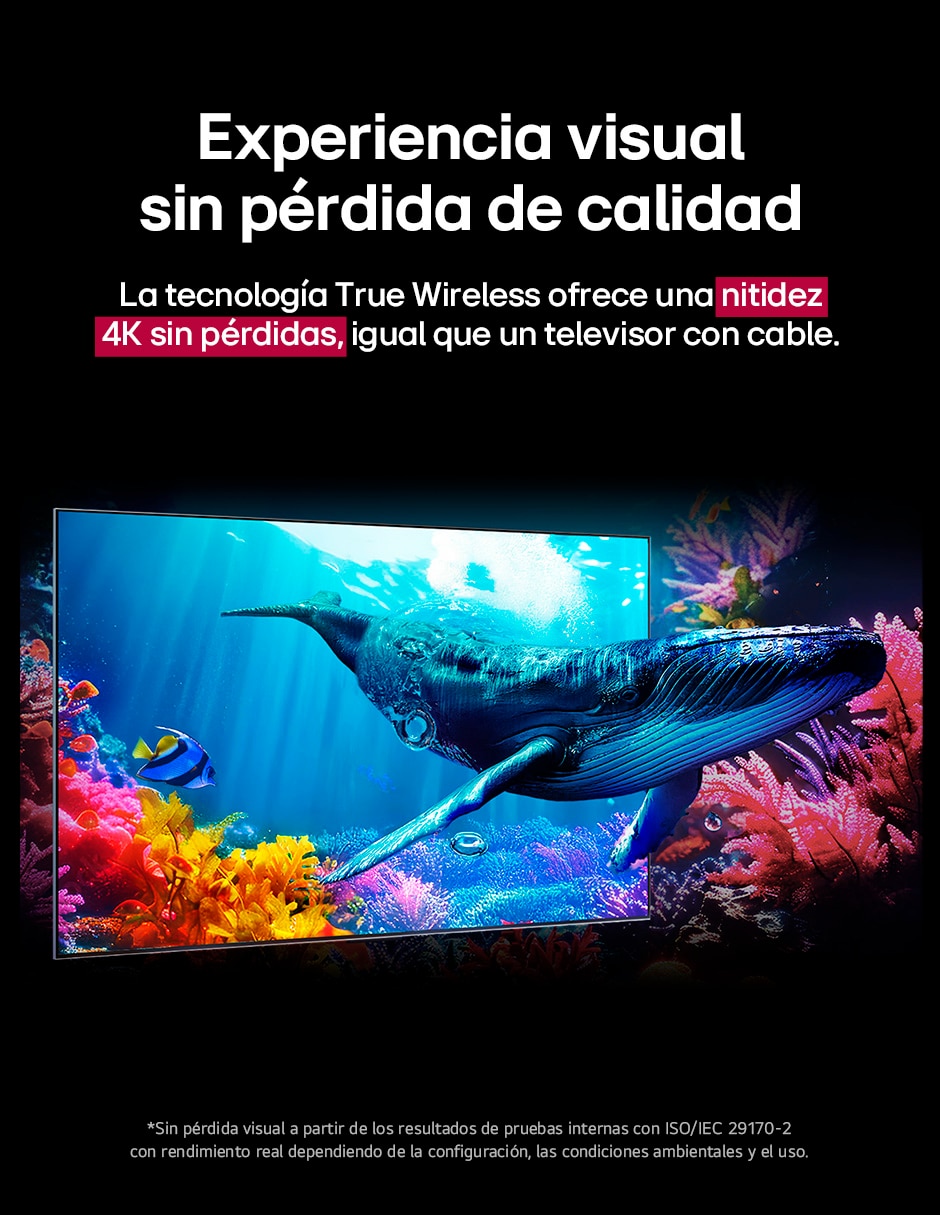 Pantalla Smart TV QNED de 75 pulgadas 4K 75QNED9MASA con WebOS con evo AI True Wireless 2