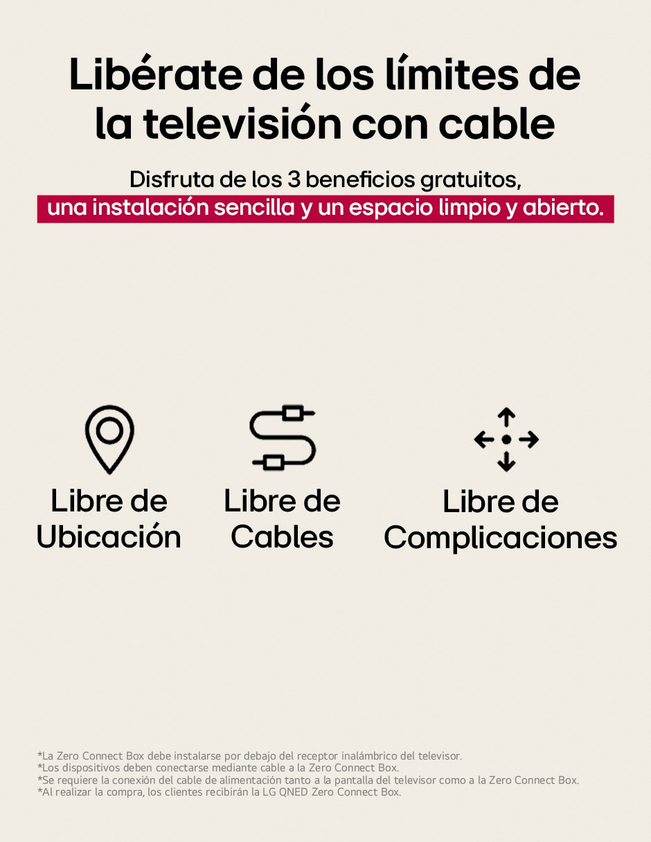 Pantalla Smart TV QNED de 75 pulgadas 4K 75QNED9MASA con WebOS con evo AI True Wireless 4