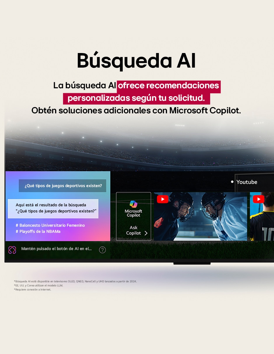 Pantalla Smart TV QNED de 75 pulgadas 4K 75QNED9MASA con WebOS con evo AI True Wireless 7