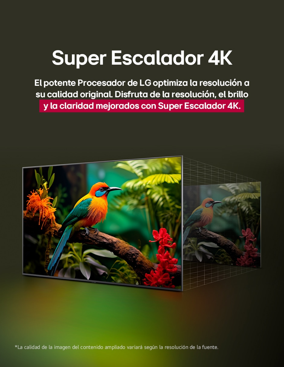 Pantalla smart tv lg uhd "de" 65 pulgadas 4k 65ua8050psa "con" webos no aplica "con" ai webos 6