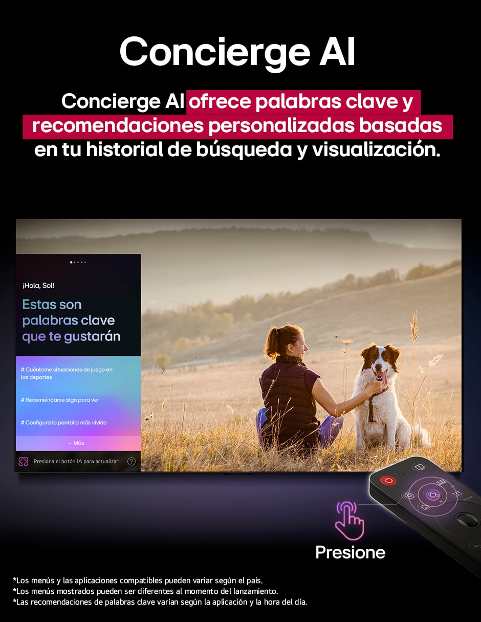 Pantalla Smart TV NanoCell de 43 pulgadas 4K  43NANO80ASA con WebOS con AI webOS 4
