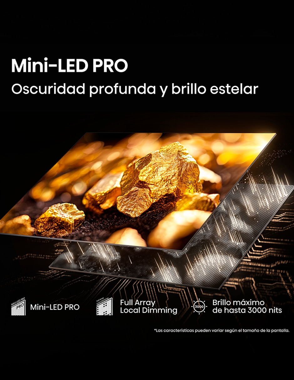 Pantalla Smart TV QD- mini LED de 100 pulgadas 4K/UHD 100U7QG Pro con Google TV con AI Picture 11