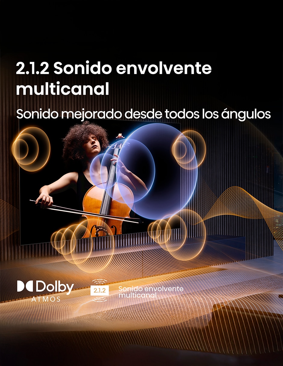 Pantalla Smart TV QD- mini LED de 100 pulgadas 4K/UHD 100U7QG Pro con Google TV con AI Picture 15