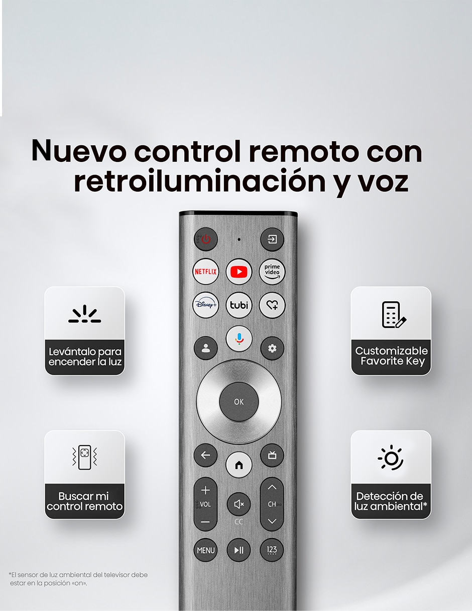 Pantalla Smart TV QD- mini LED de 100 pulgadas 4K/UHD 100U7QG Pro con Google TV con AI Picture 8