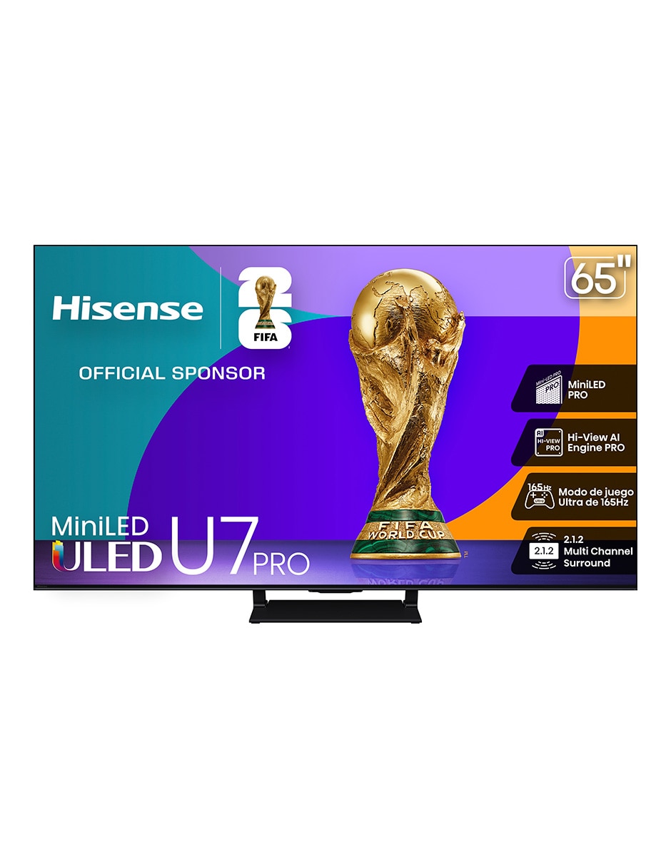 Pantalla Smart TV ULED de 65 pulgadas 4K/UHD 65U7QG Pro con Google TV con AI Picture Pantalla Smart TV ULED de 65 pulgadas 4K/UHD 65U7QG Pro con Google TV con AI Picture