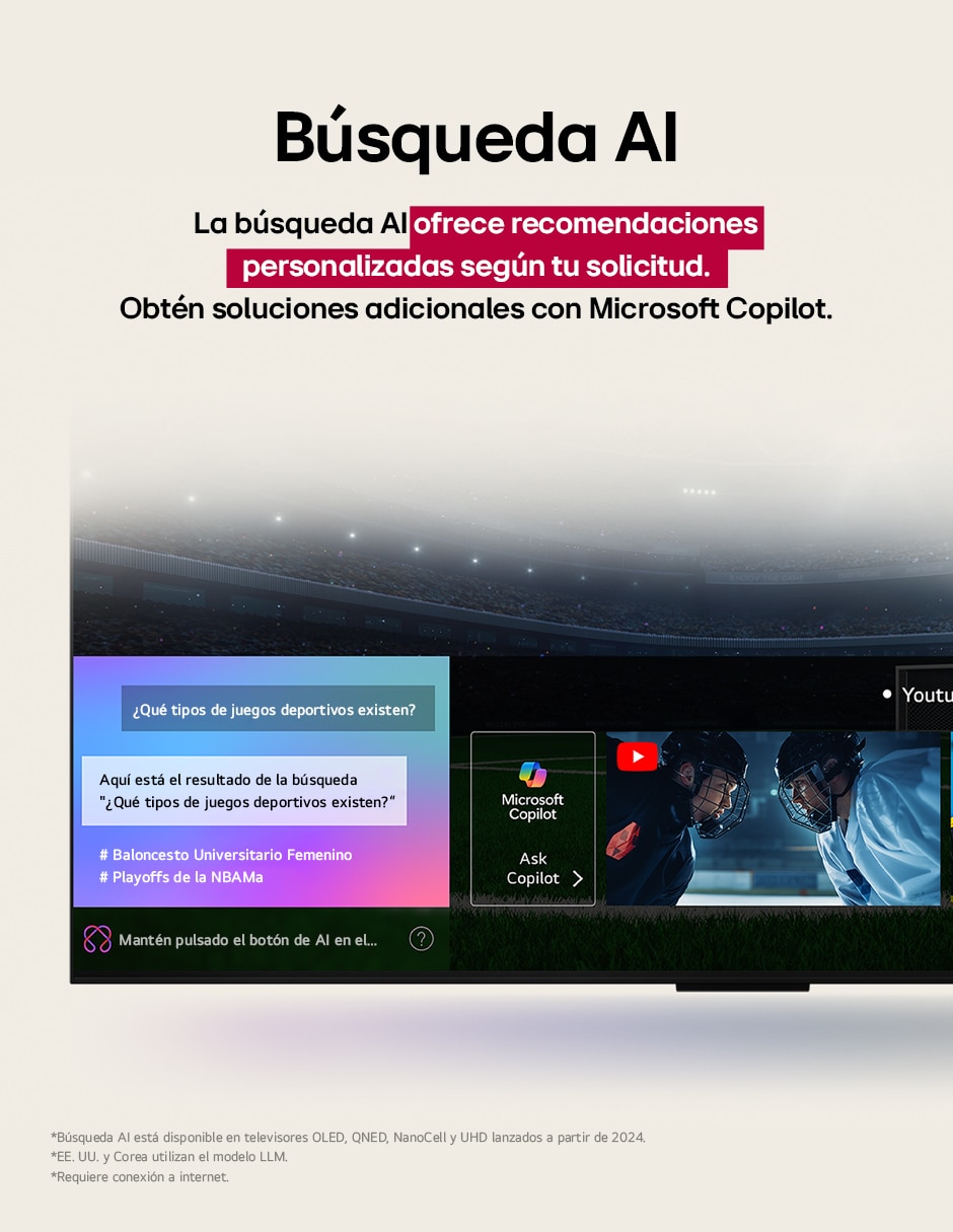 Pantalla Smart TV UHD de 86 pulgadas 4K/UHD 86UA8050PSA con AI webOS 6