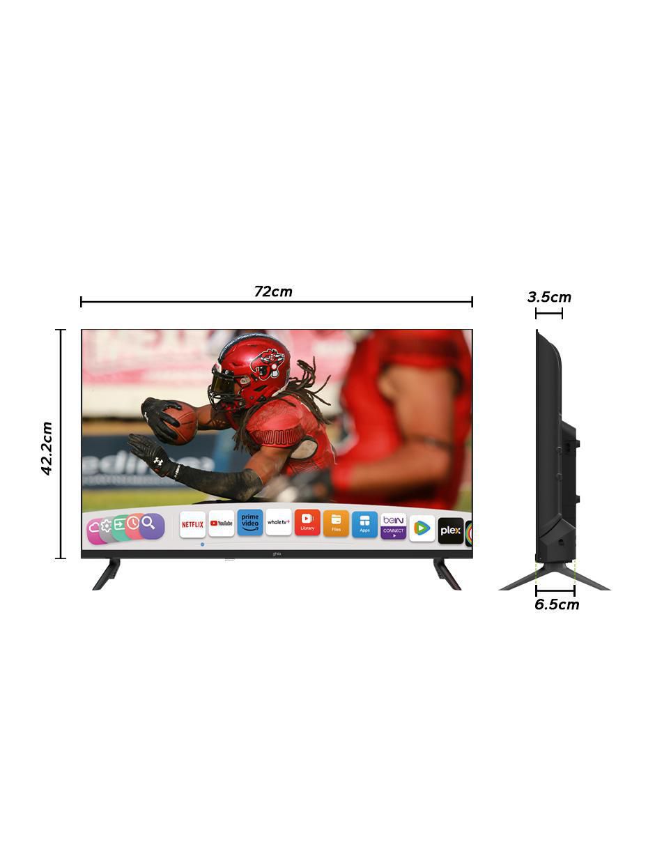 Pantalla Smart TV LED de 32 pulgadas HD g32w25 con Whale OS 9
