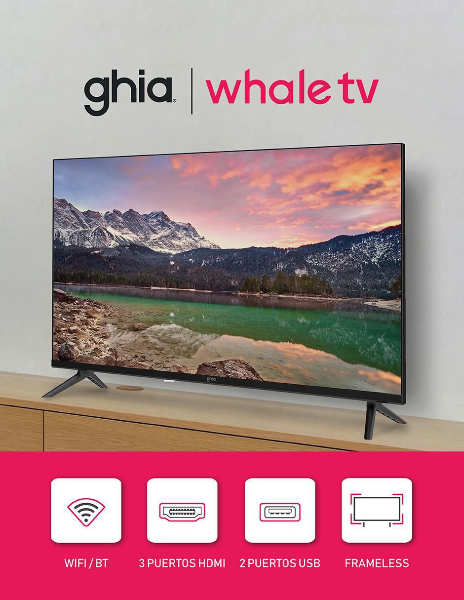 Pantalla Smart TV LED de 32 pulgadas HD g32w25 con Whale OS 6