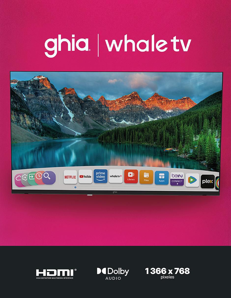 Pantalla Smart TV LED de 32 pulgadas HD g32w25 con Whale OS 7