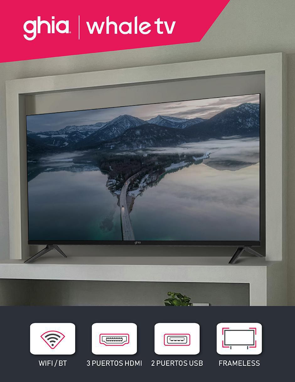 Pantalla Smart TV LED de 40 pulgadas Full HD g40w25 con Whale OS 6