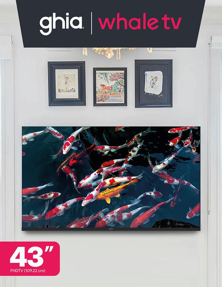 Pantalla Smart TV LEd de 43 pulgadas Full HD g43w25 con Whale OS 5