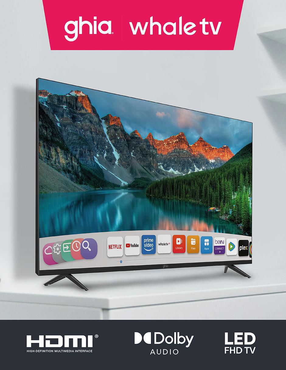 Pantalla Smart TV LEd de 43 pulgadas Full HD g43w25 con Whale OS 7