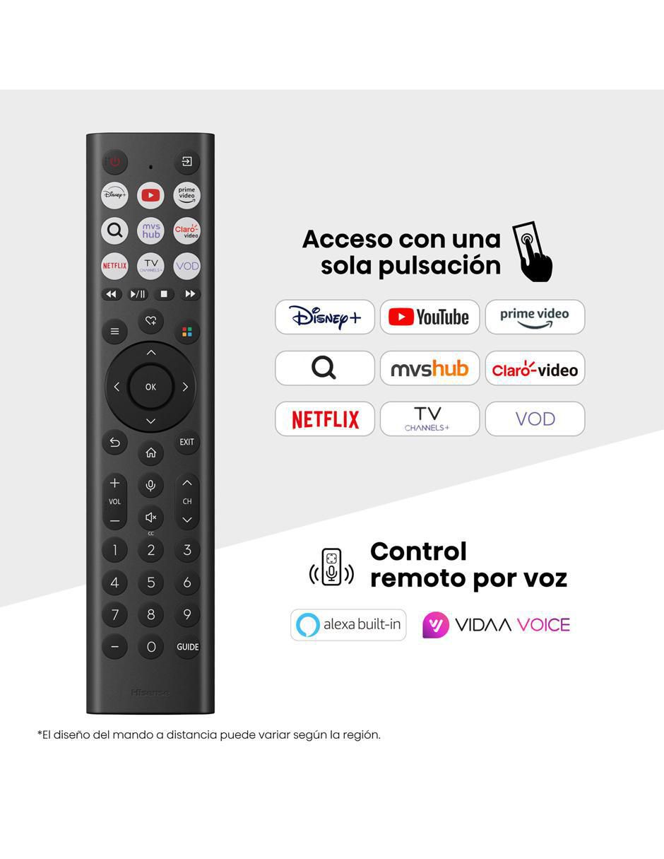 Pantalla Smart TV QLED de 65 pulgadas 4K/UHD 65QD6QV 10